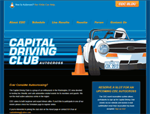 Tablet Screenshot of capitaldrivingclub.com